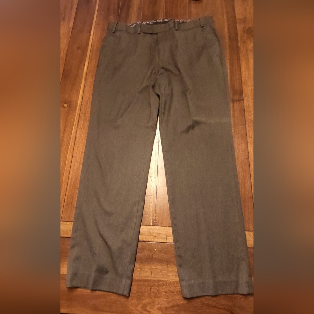 Mens dress pants flat front